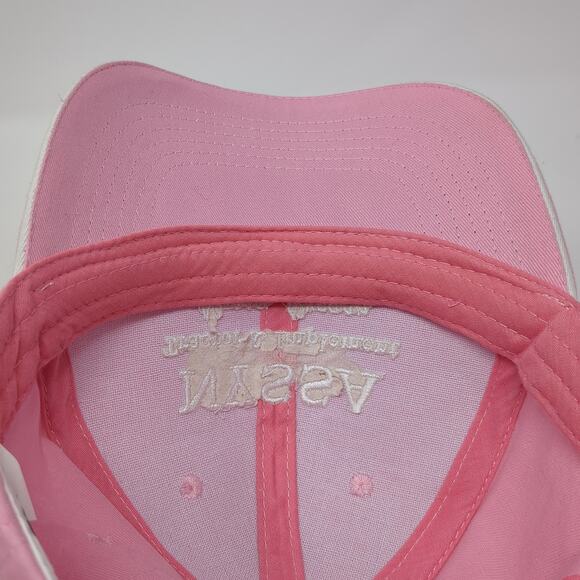 Nyssa Tractor & Implement Strapback Baseball Cap Pink One Size Adjustable HTT - Picture 8 of 9